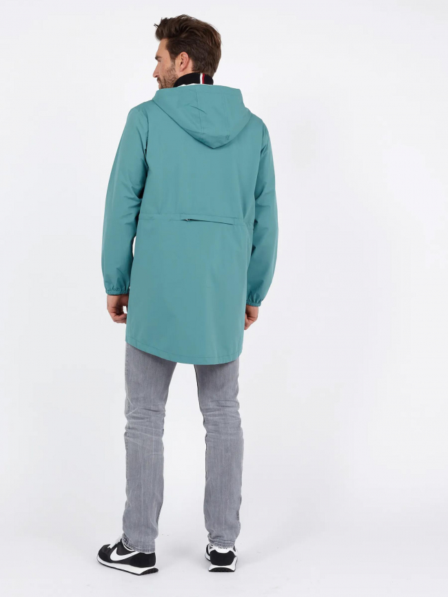 Veste imperméable longue amelot émeraude vert - Flotte