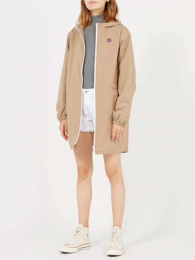 Veste imperméable longue amelot sahara beige - Flotte