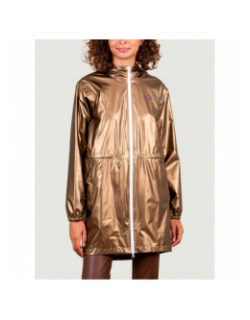 Veste imperméable longue amelot tech gold doré - Flotte