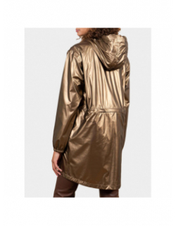 Veste imperméable longue amelot tech gold doré - Flotte