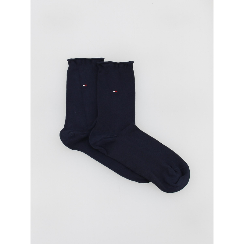 Pack 2 paires de chaussettes bleu femme - Tommy Hilfiger