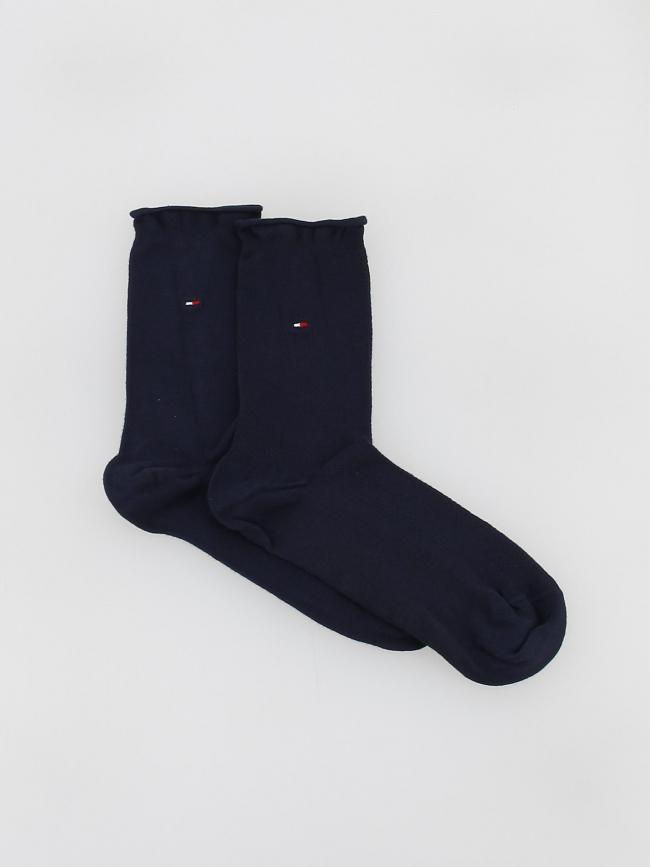 Pack 2 paires de chaussettes bleu femme - Tommy Hilfiger