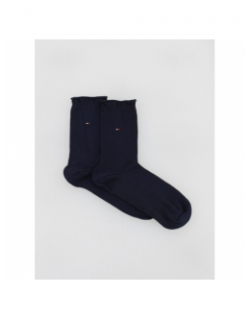 Pack 2 paires de chaussettes bleu femme - Tommy Hilfiger