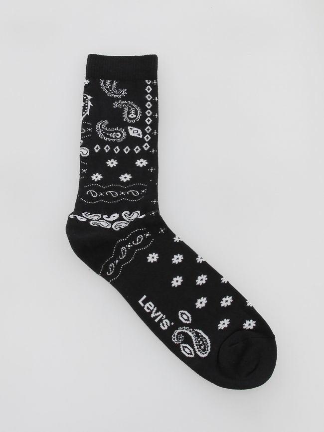 Pack 2 paires de chaussettes regular bandana noir - Levi's