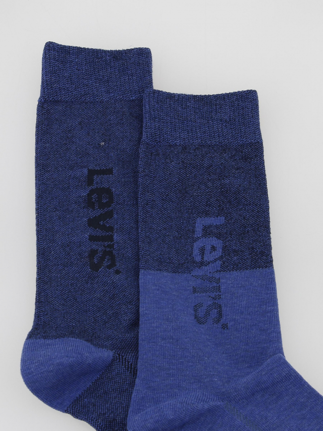 Pack 2 paires de chaussettes regular denim bleu - Levi's