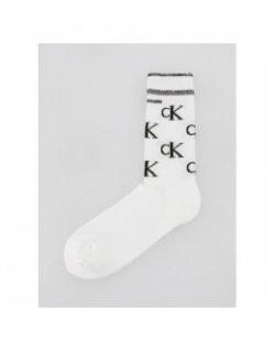 2 paires chaussettes scatterred noir blanc homme - Calvin Klein