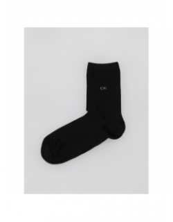 Pack 2 paires de chaussettes diagonal noir femme - Calvin Klein