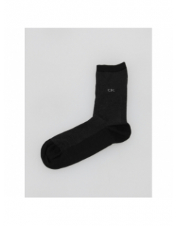 Pack 2 paires de chaussettes diagonal noir femme - Calvin Klein