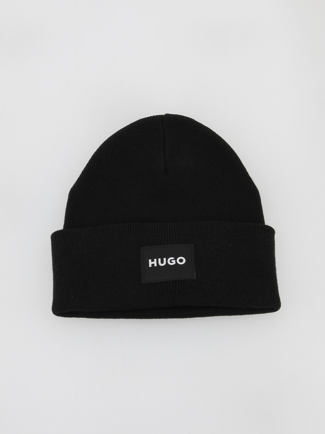 Bonnet uni saretta noir femme - Hugo