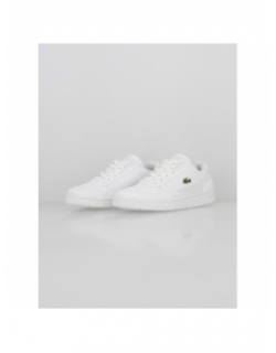 Baskets en cuir t-clip essential blanc femme - Lacoste