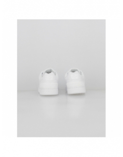 Baskets en cuir t-clip essential blanc femme - Lacoste