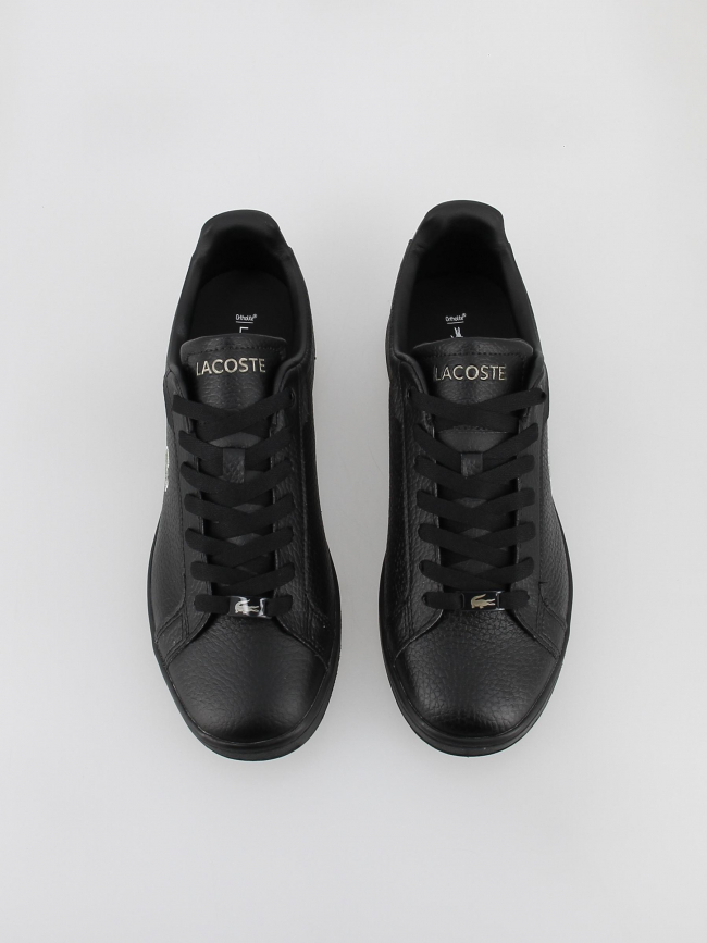 Baskets en cuir carnaby pro noir homme - Lacoste