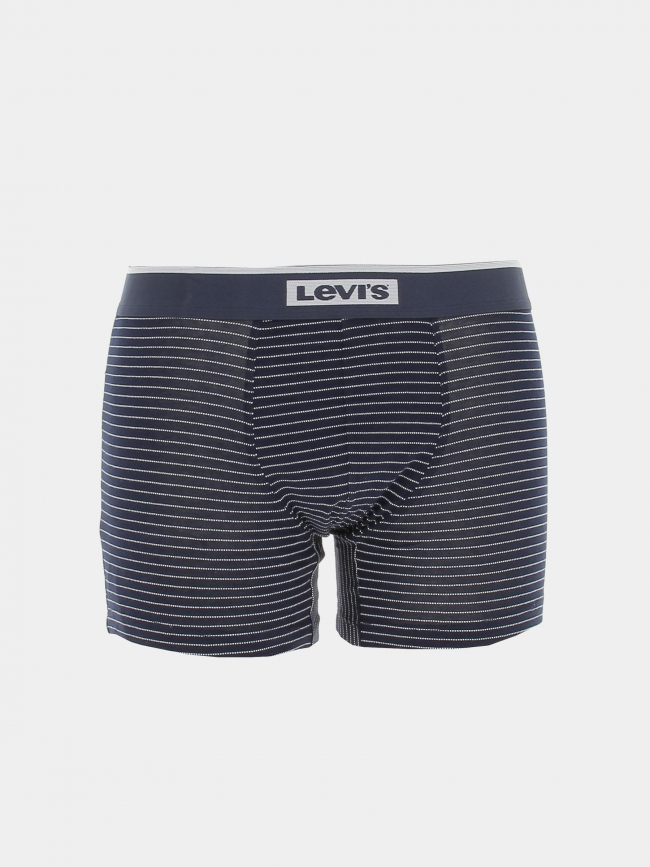 Pack 2 boxers stripe brief bleu marine homme - Levi's