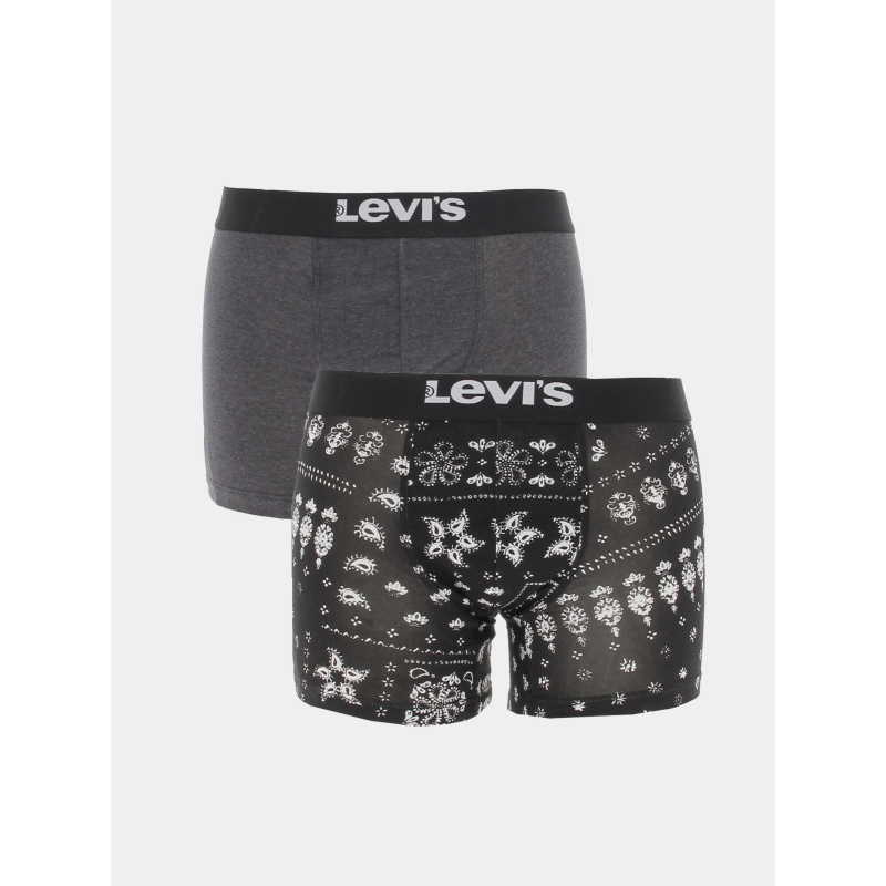 Pack 2 boxers bandana noir homme - Levi's