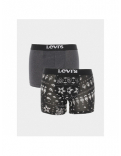 Pack 2 boxers bandana noir homme - Levi's