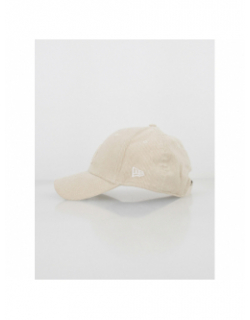 Casquette effet velours côtelé 9forty beige - New Era