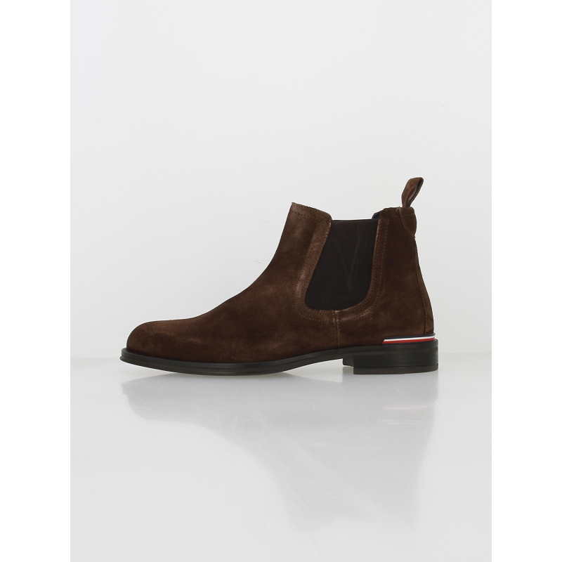 Boots en cuir suédé core marron homme - Tommy Hilfiger