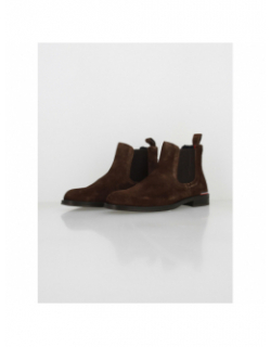 Boots en cuir suédé core marron homme - Tommy Hilfiger