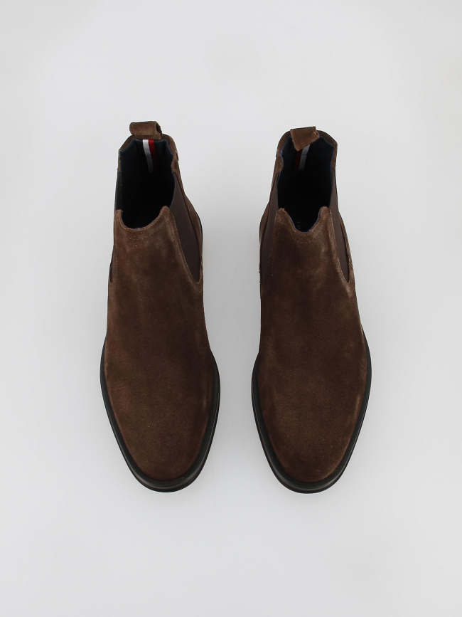 Boots en cuir suédé core marron homme - Tommy Hilfiger