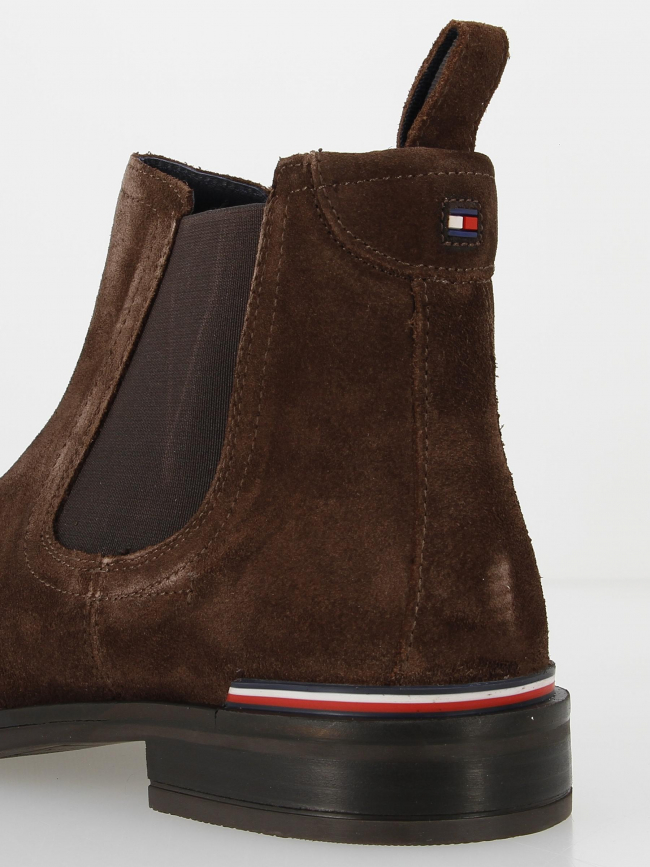 Boots en cuir suédé core marron homme - Tommy Hilfiger