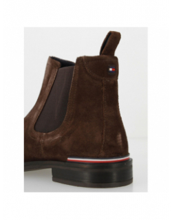 Boots en cuir suédé core marron homme - Tommy Hilfiger