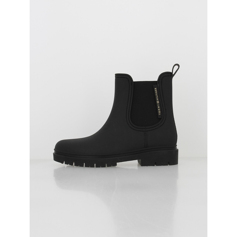 Boots de pluie essential rain noir femme - Tommy Hilfiger