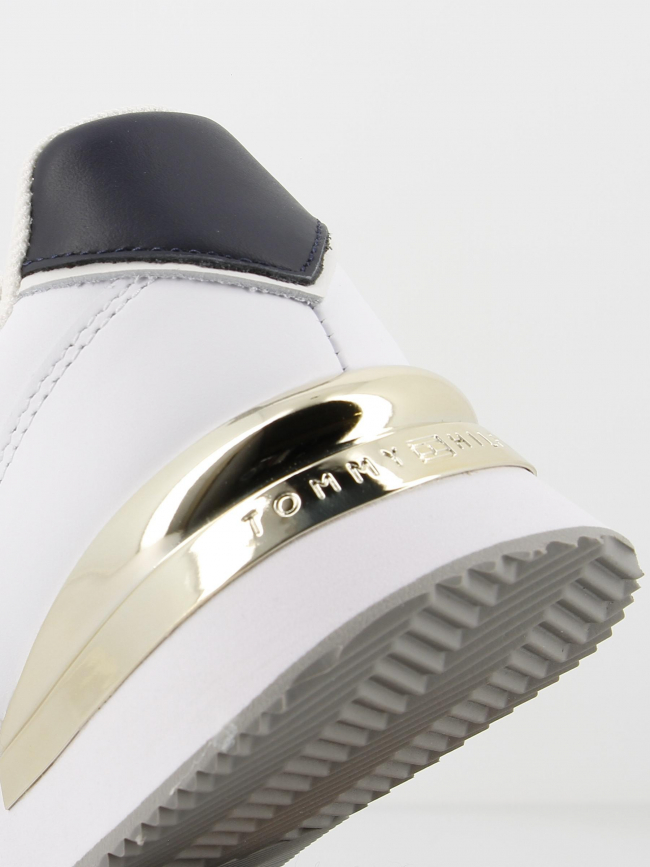 Baskets elevated doré blanc femme - Tommy Hilfiger