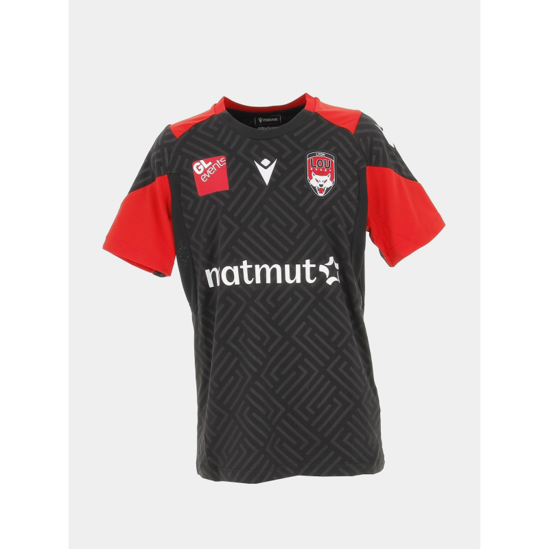 Maillot de rugby lyon lou rugby training noir enfant - M Com