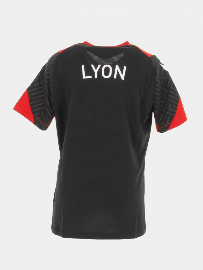 Maillot de rugby lyon lou rugby training noir enfant - M Com