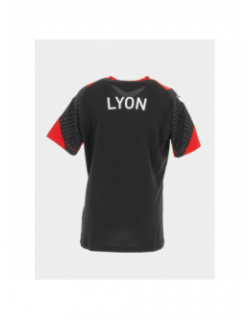 Maillot de rugby lyon lou rugby training noir enfant - M Com