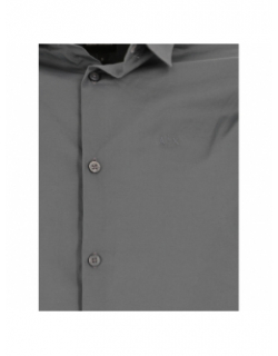 Chemise manches longues slate gris homme - Armani Exchange