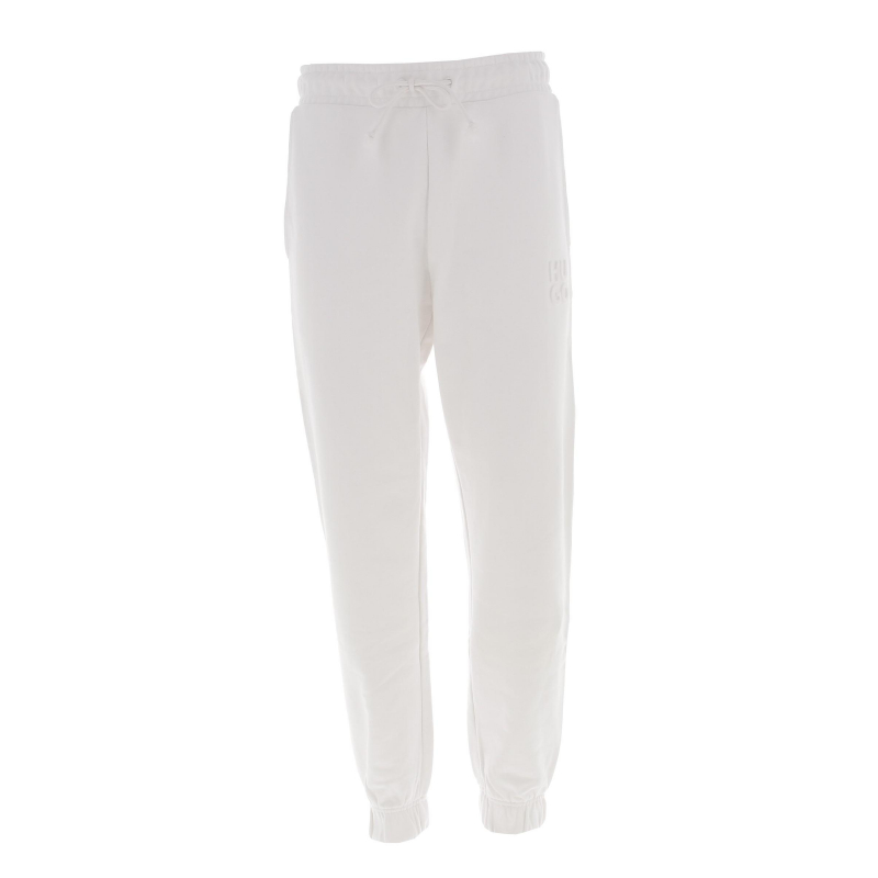 Jogging dchard logo embossé blanc homme - Hugo