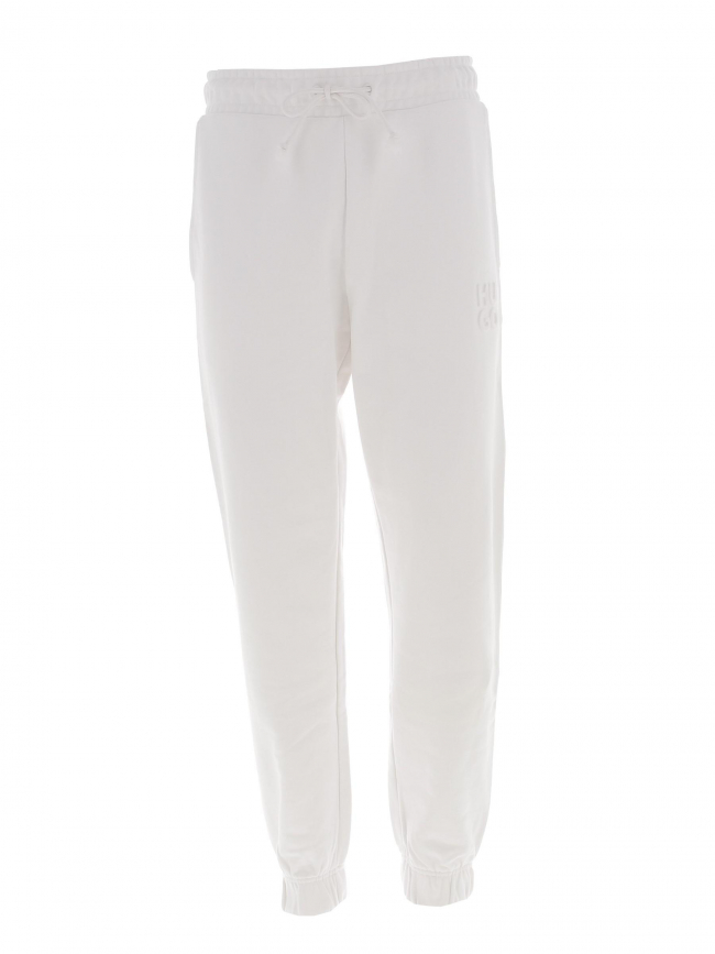 Jogging dchard logo embossé blanc homme - Hugo