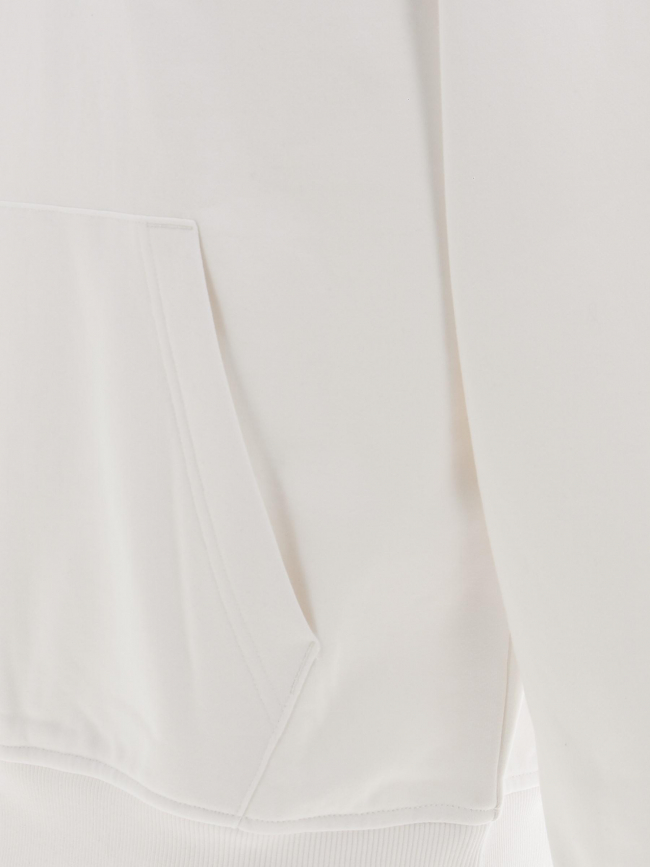 Sweat à capuche embossé dokras blanc homme - Hugo