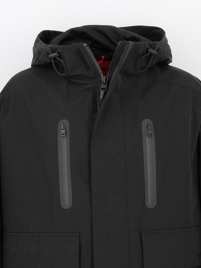 Veste imperméable byder noir homme - Hugo