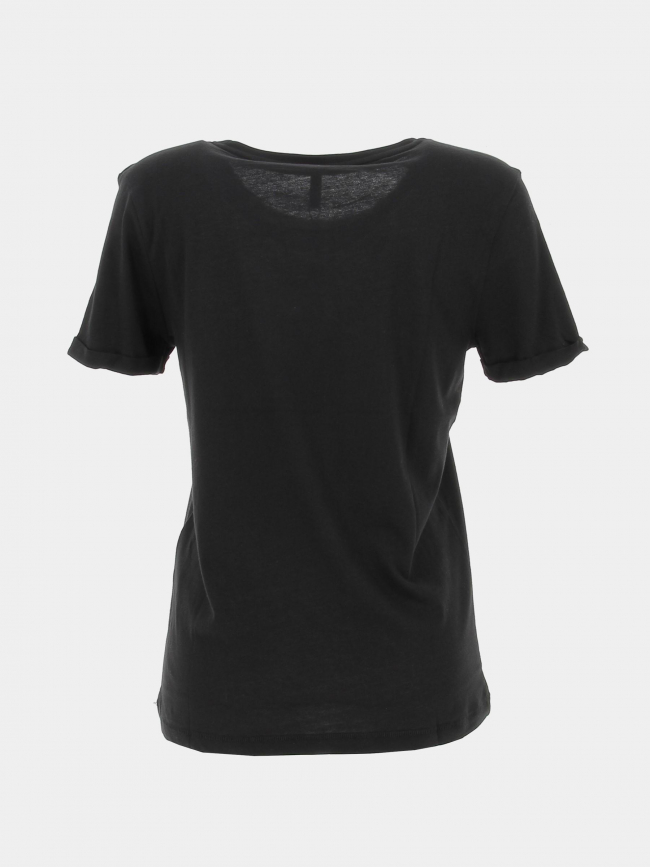 T-shirt amour lane paillette noir femme - Only