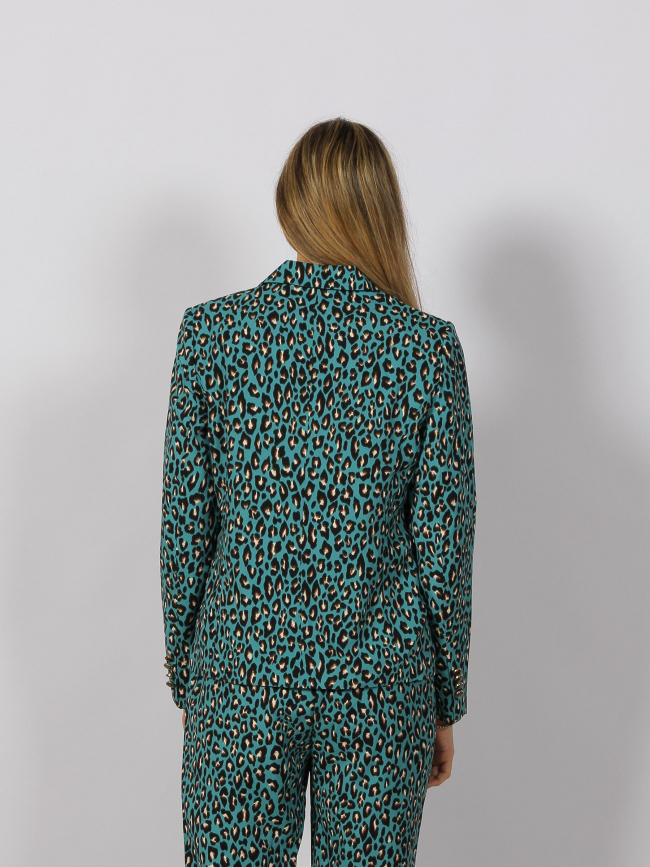 Veste blazer léopard dodo vert femme - Vero Moda