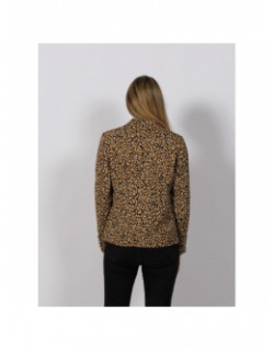 Veste blazer léopard dodo marron femme - Vero Moda