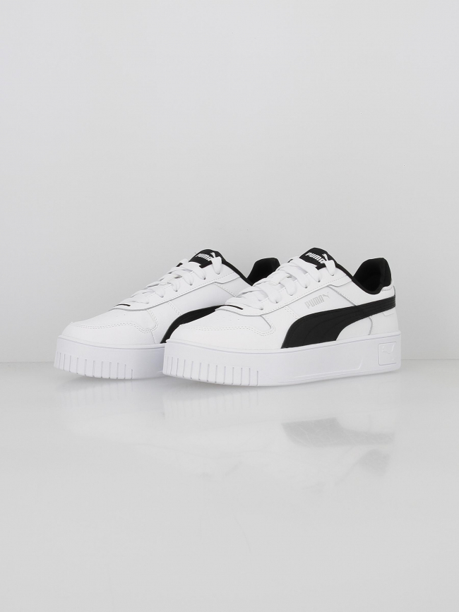 Baskets plateforme carina street noir blanc femme - Puma