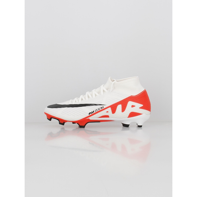 Chaussures de football zoom superfly 9 fg/mg blanc homme - Nike