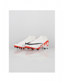 Chaussures de football zoom superfly 9 fg/mg blanc homme - Nike