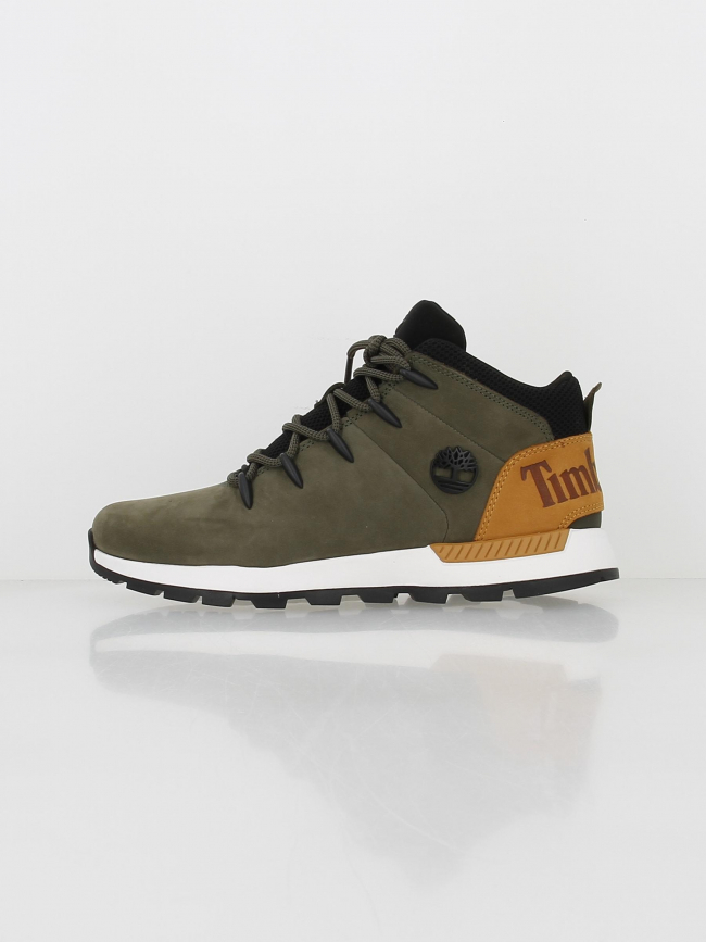 Boots sprint trekker en cuir nubuck kaki homme - Timberland