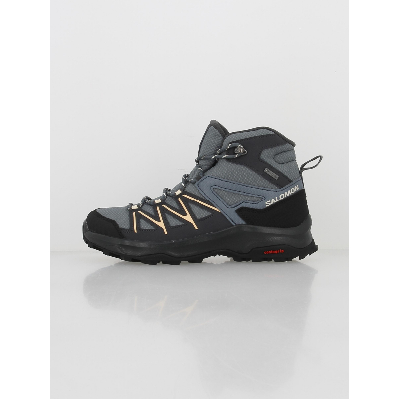 Chaussures de randonnée daintree mid gtx gris femme - Salomon