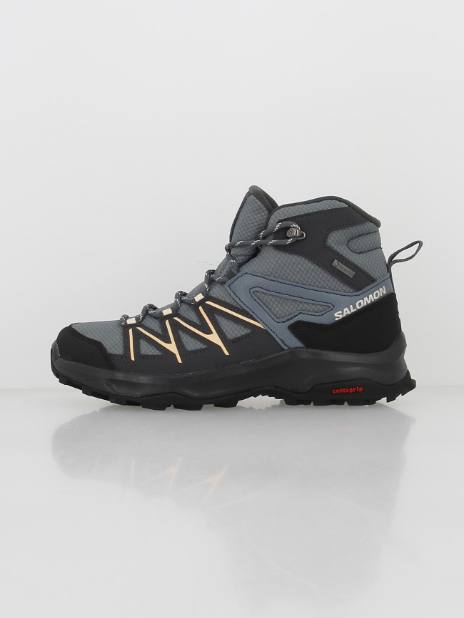 Chaussures de randonnée daintree mid gtx gris femme - Salomon