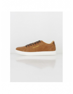 Baskets simili-cuir boss marron homme - Jack & Jones