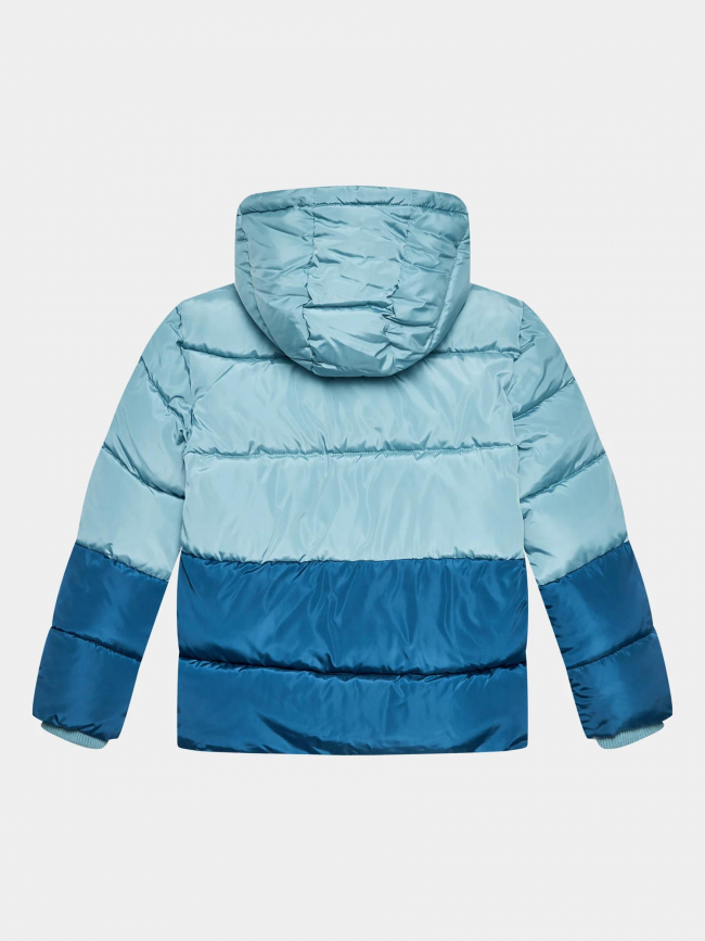 Doudoune hooded padded bleu enfant - Guess