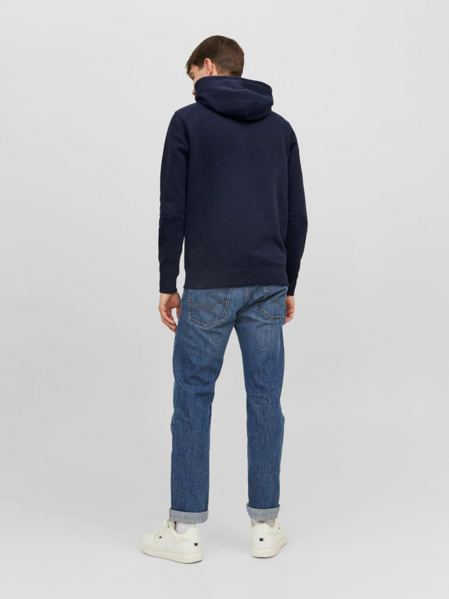 Sweat à capuche jordalston bleu homme - Jack & Jones