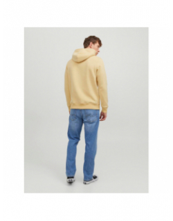 Sweat à capuche jordalston jaune homme - Jack & Jones