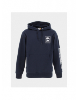 Sweat à capuche logo arbre bleu marine homme - Timberland