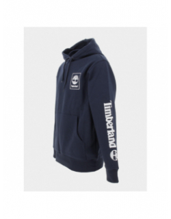 Sweat à capuche logo arbre bleu marine homme - Timberland